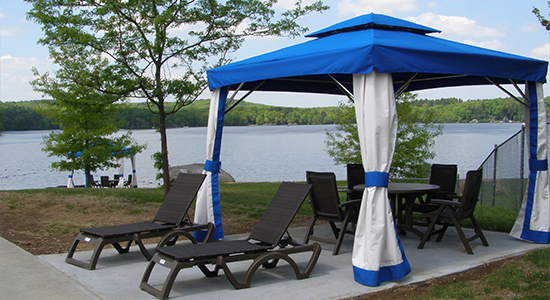 Cabana by the Lake